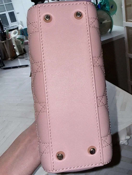 Mini Lady Dior Blush Cannage - Picture 4 of 9